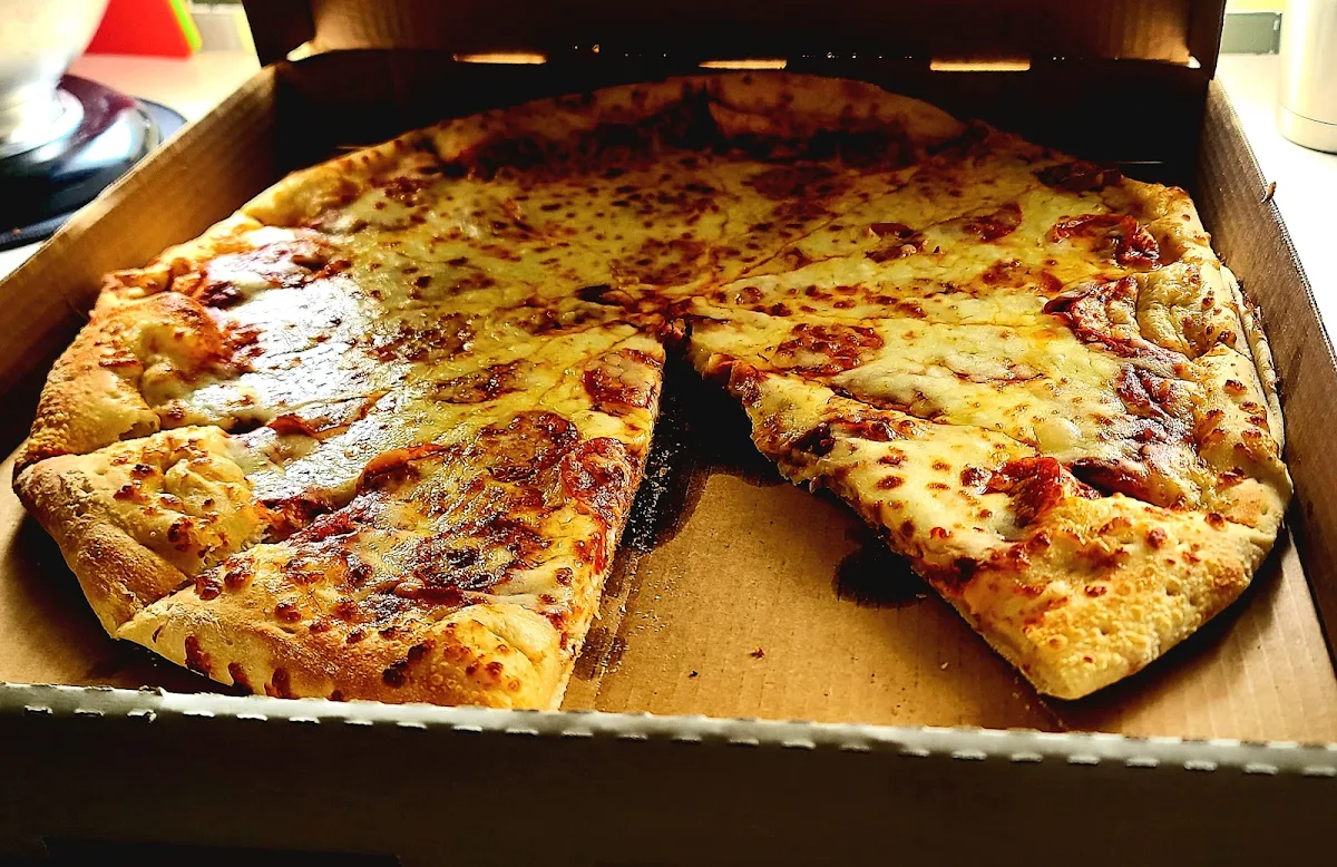 Large Sicilian Style Pepperoni Pizza