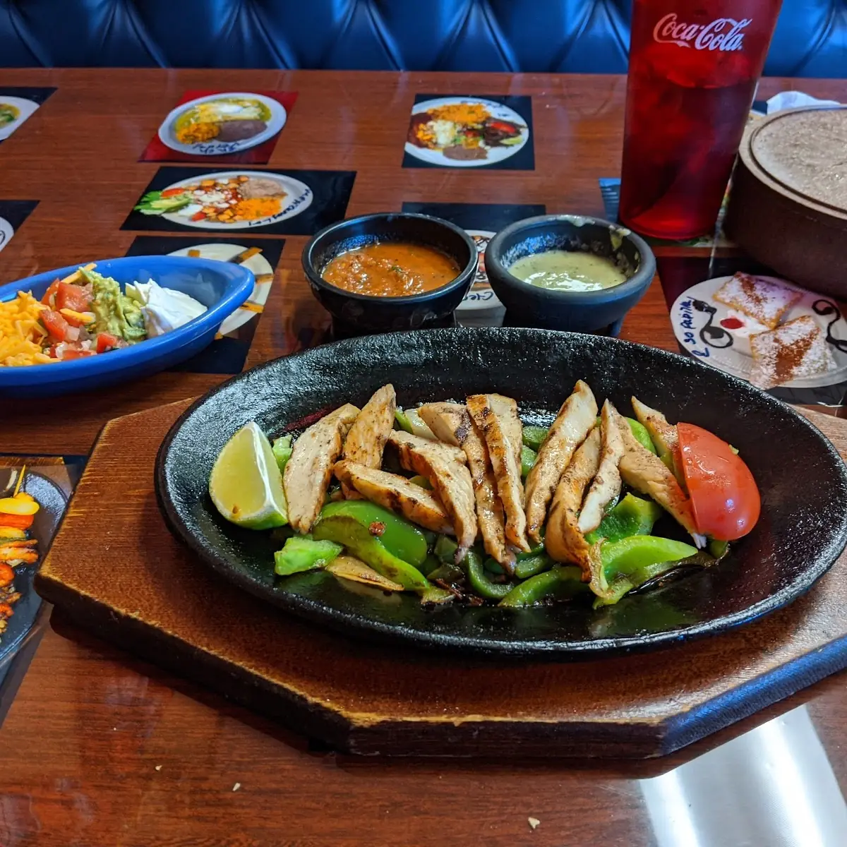 Chicken Fajitas and Fixins