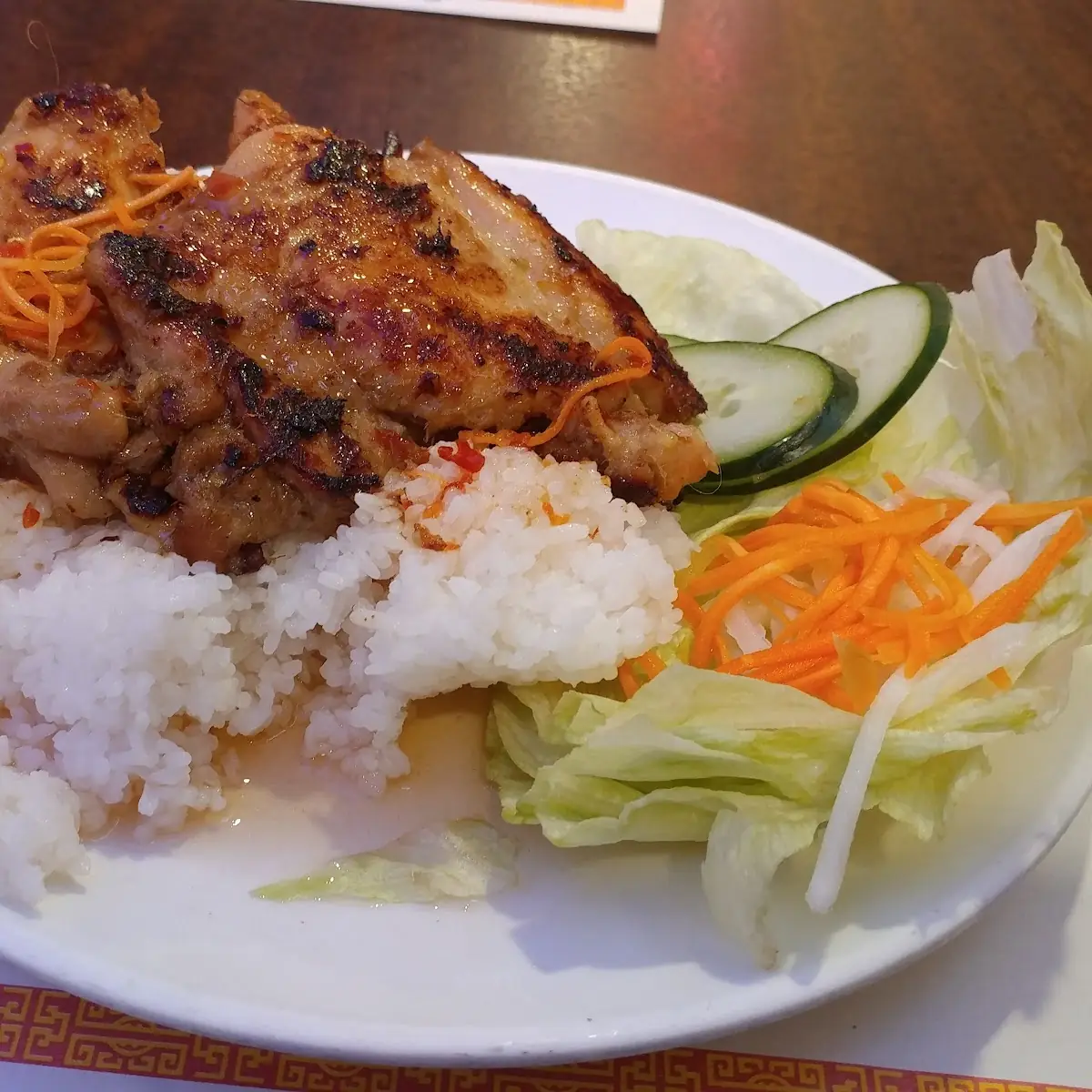 Lemon Grass Chicken over Rice