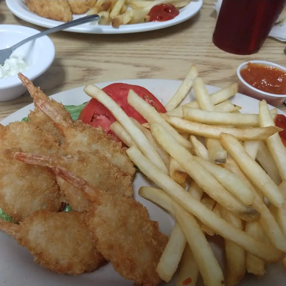 Fried Shrimp and Fries