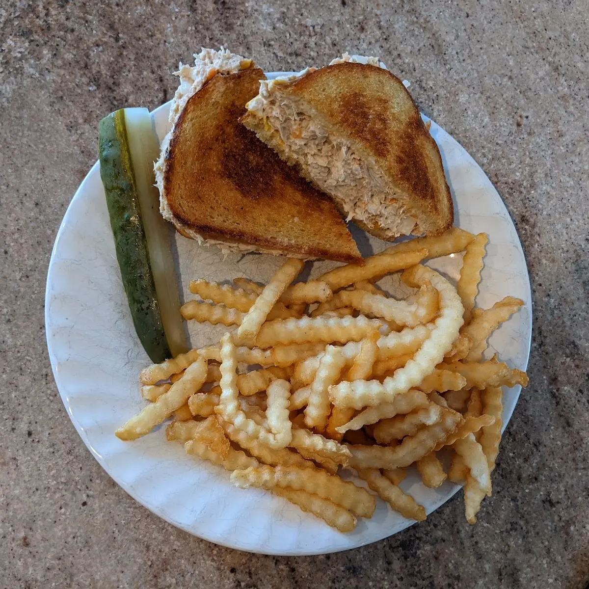 Tuna Melt w Fries