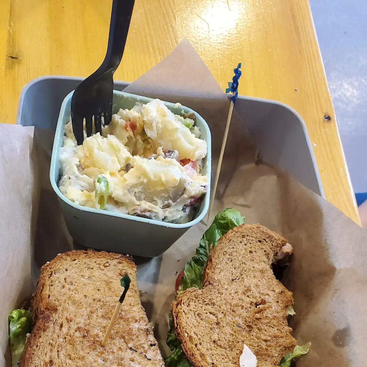 Sandwich and Salad