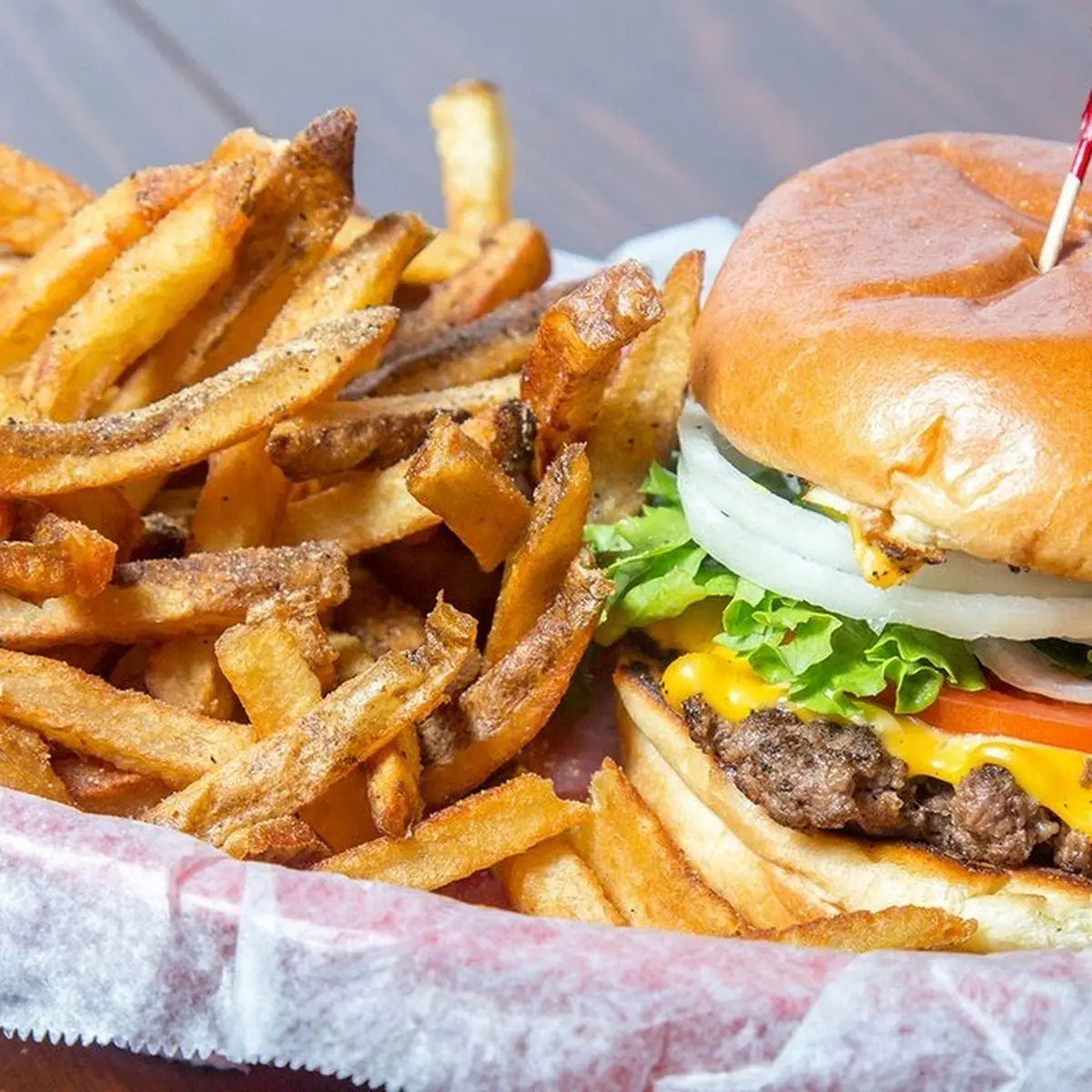 Village Burger with American Cheese