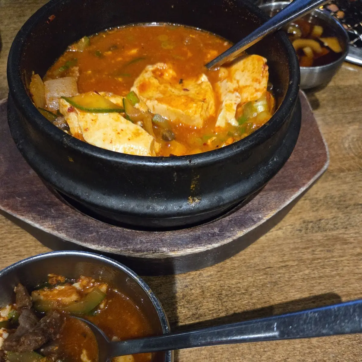 Kimchi Jjigae Soy Bean Stew Steamed Egg