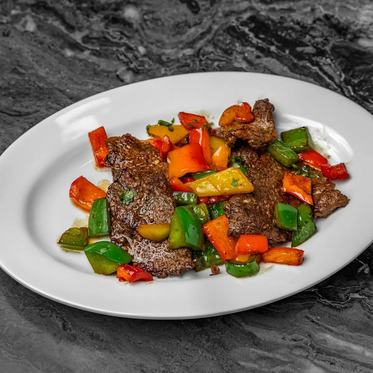 Pepper Steak Bistec Salteado