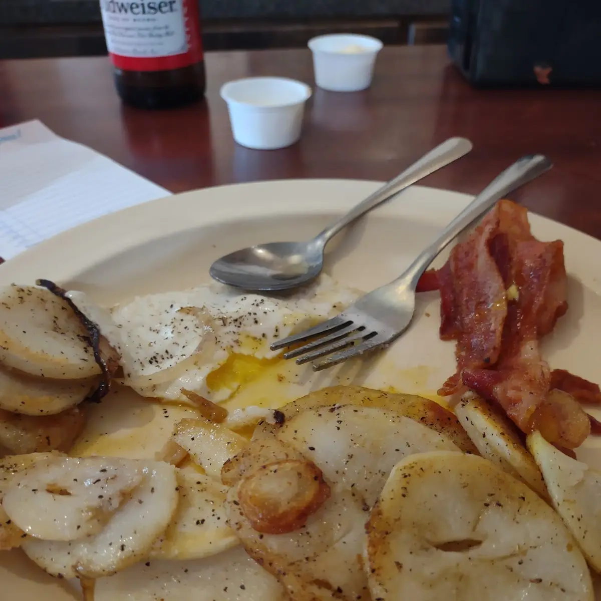 Bacon and Eggs with Fried Potatoes
