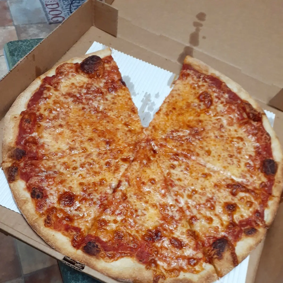 Cheese Pizza Thin Crust