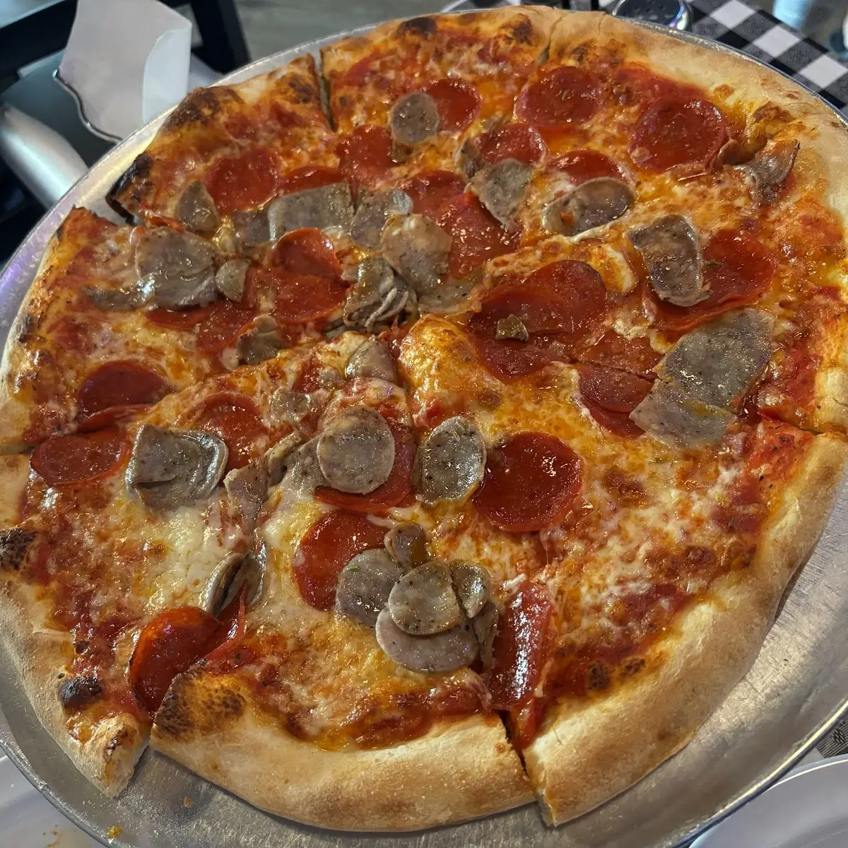 Large Round Pepperoni Pizza Pie