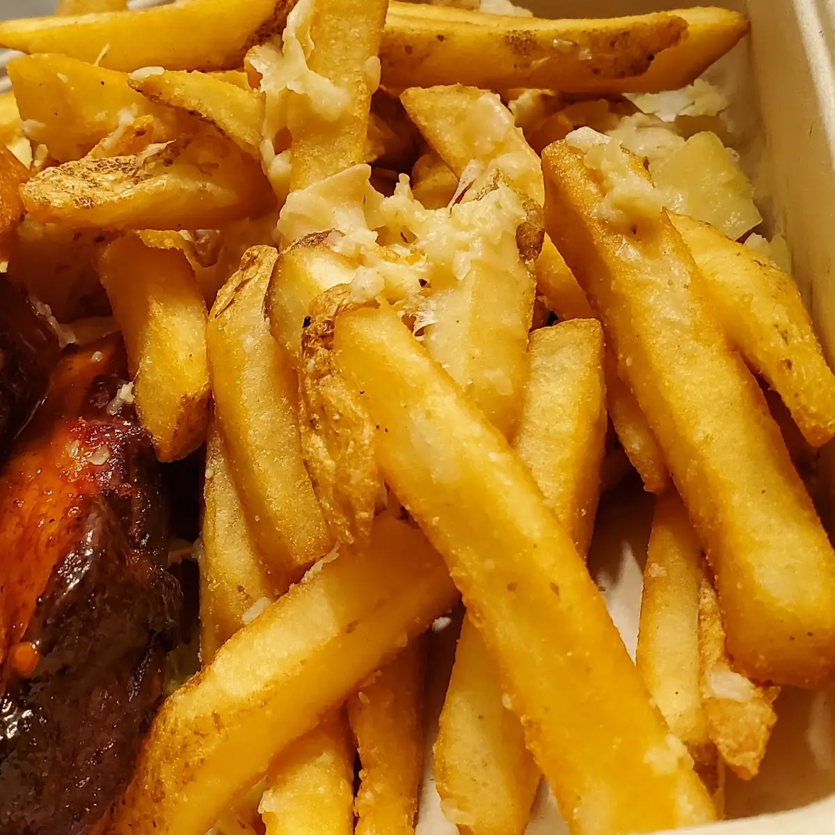 Burger with Black Truffle Fries