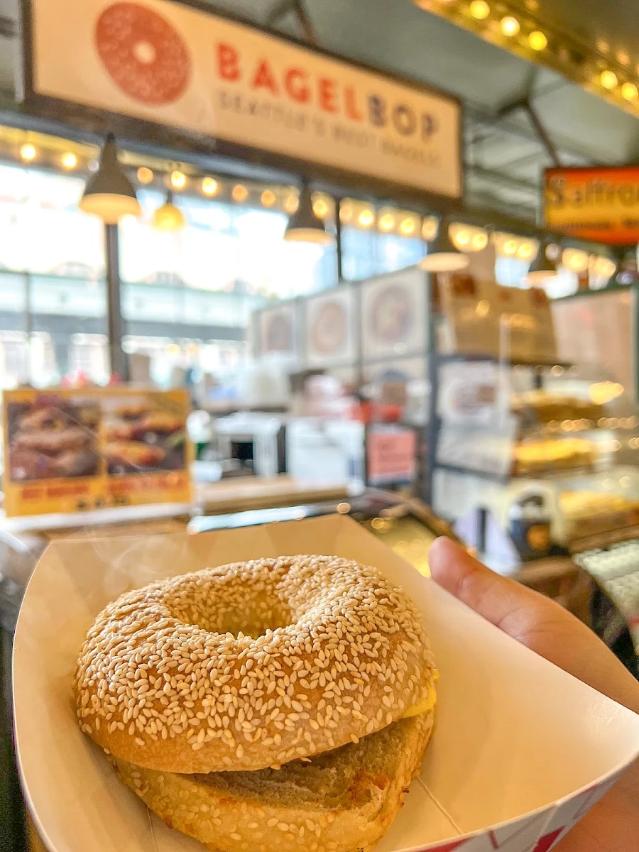 Sesame Bagel Sandwich