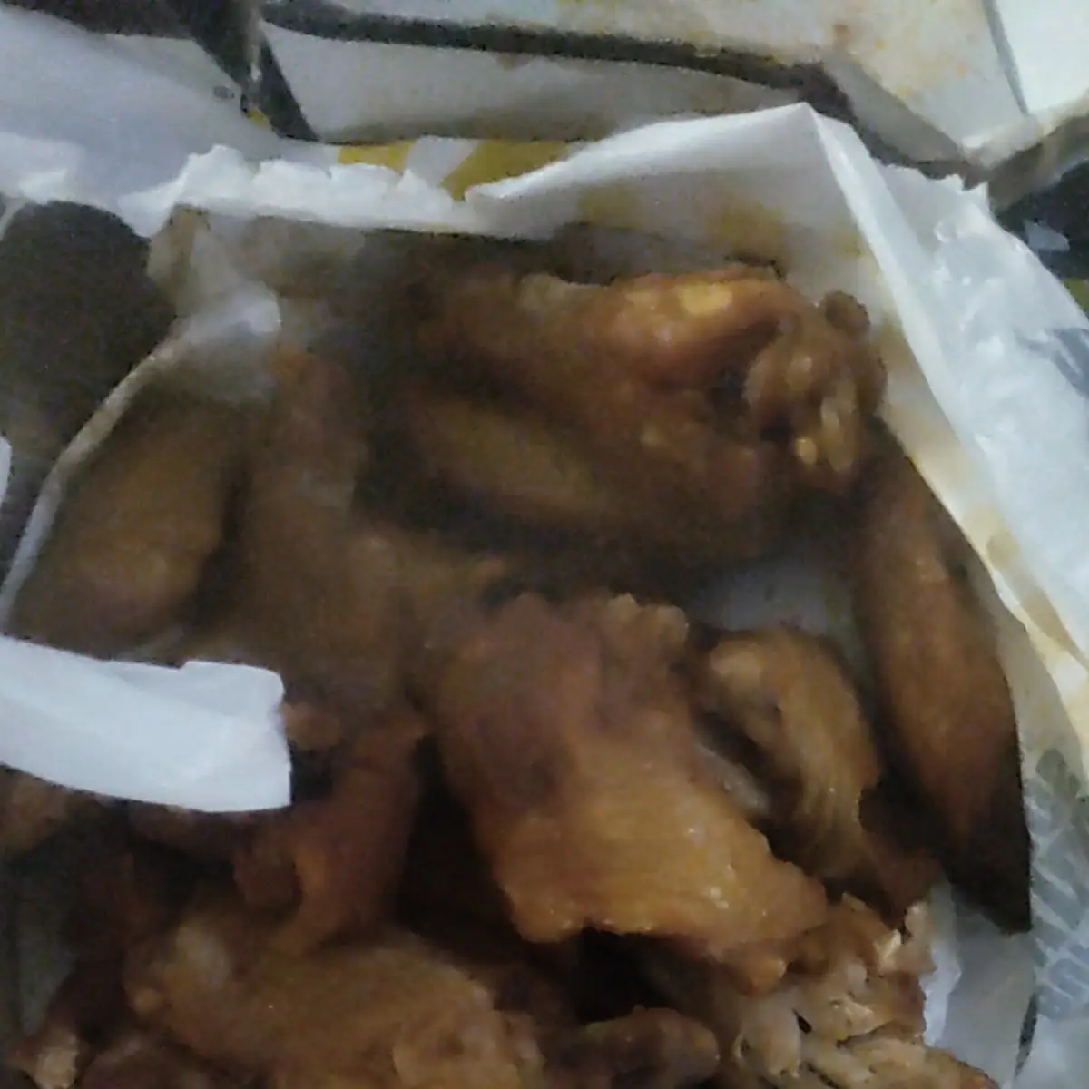 Buffalo Wings Missing All Their Buffalo Sauce