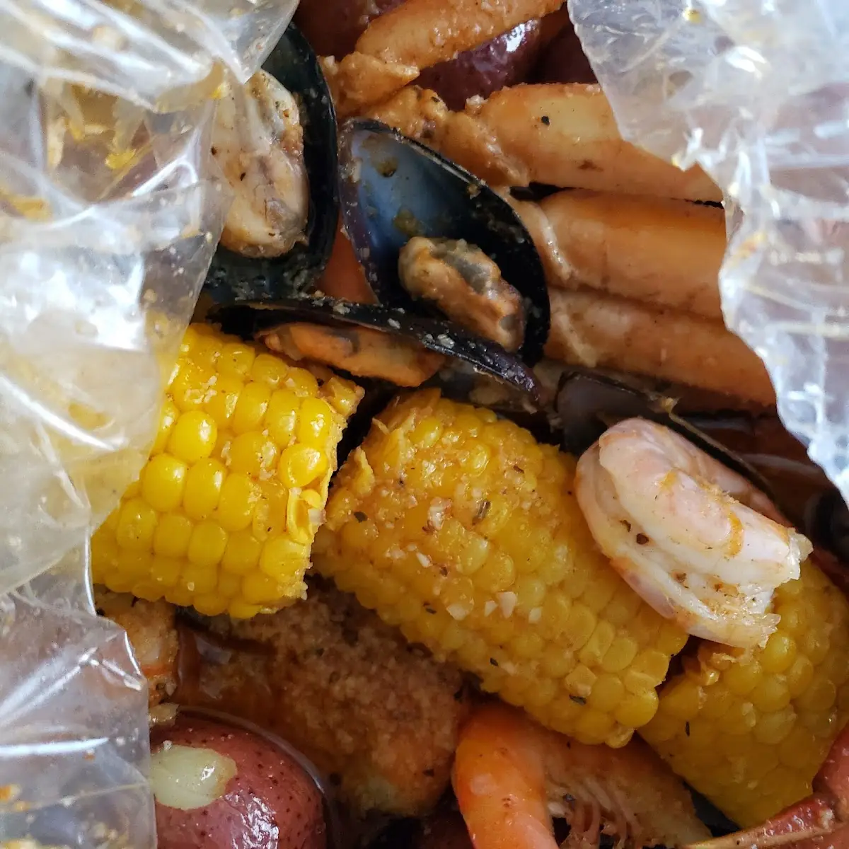 Crawfish Snow Crab Legs