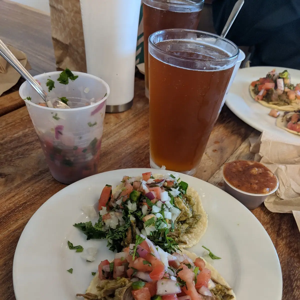 Beef Taco with Extra Salsa