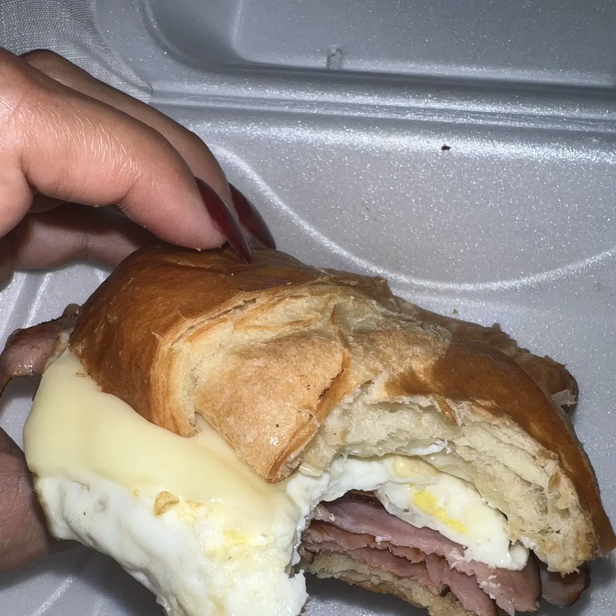 Ham Egg Cheese Croissant