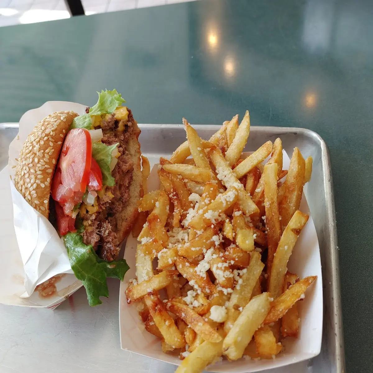 Double Cheeseburger Truffle Fries