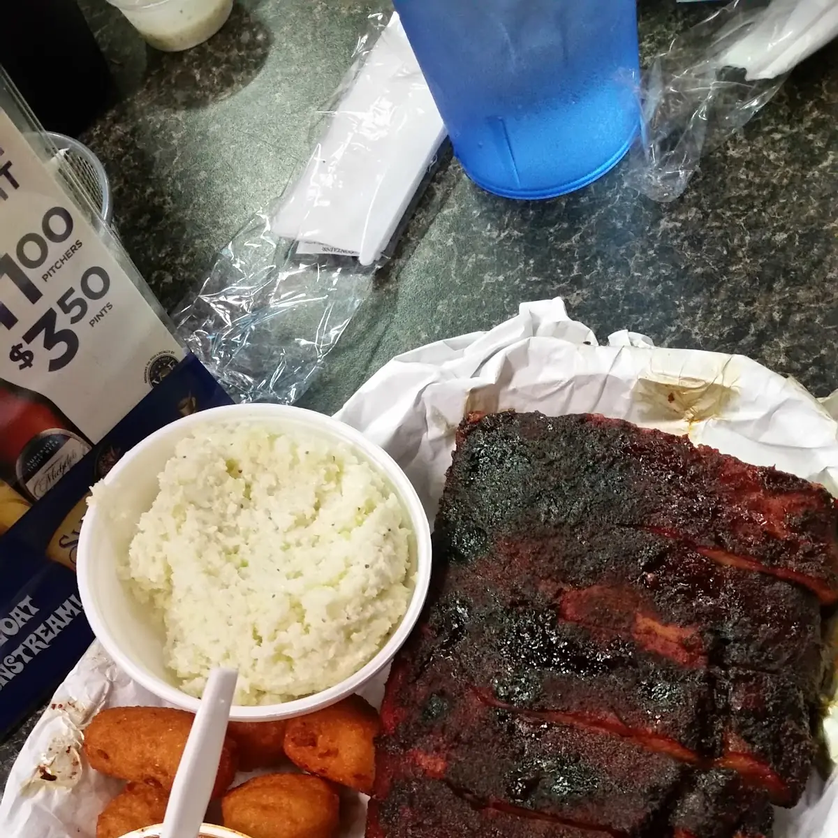 Baked Beans and Coleslaw