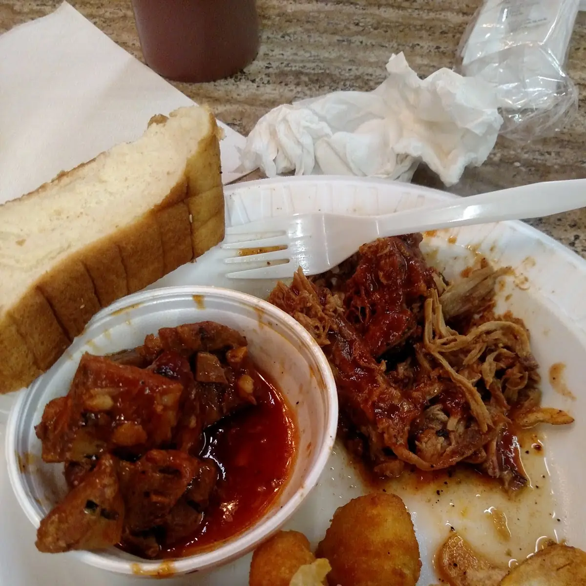 Fried Potatoes with Beef Brisket