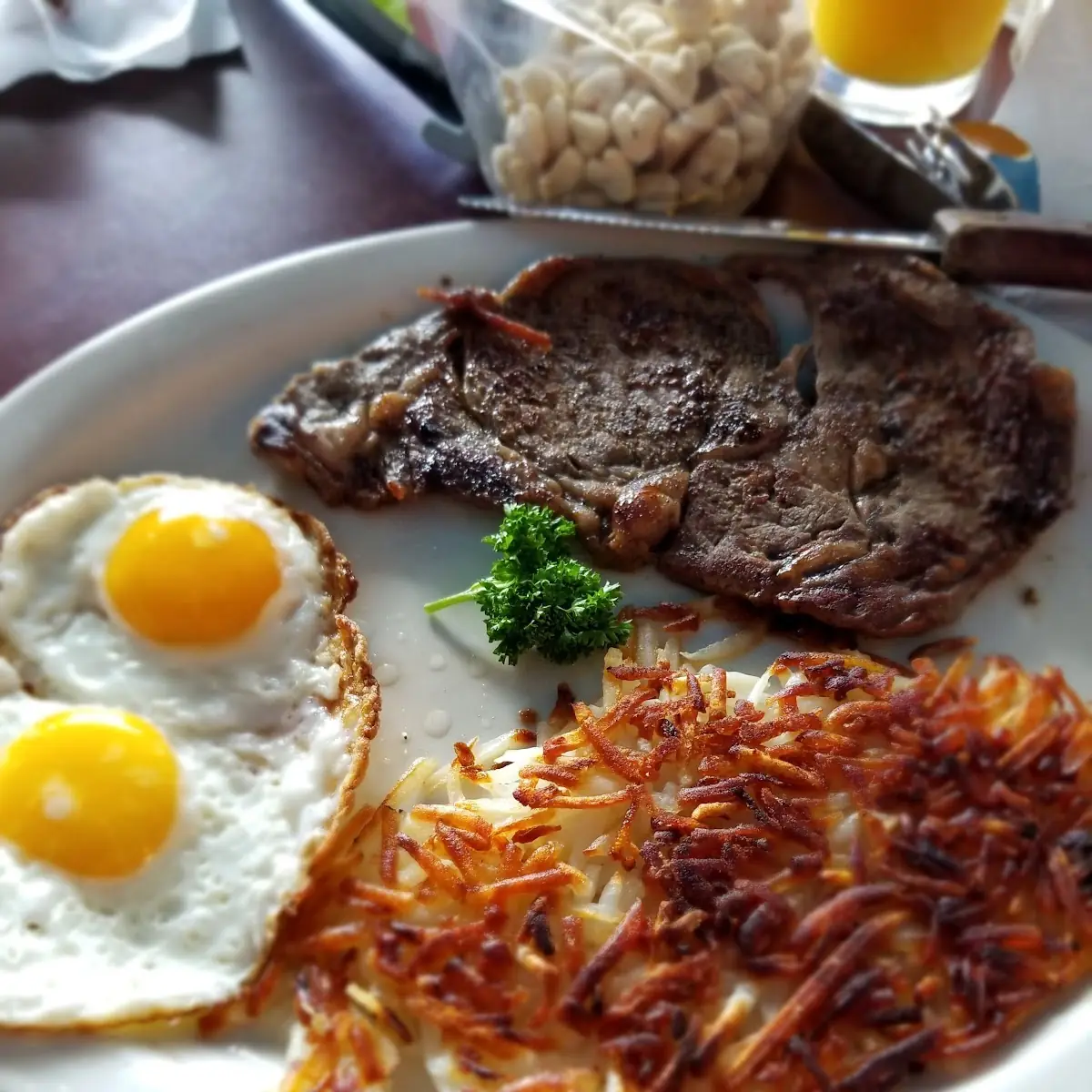 Rib-Eye Steak & Eggs