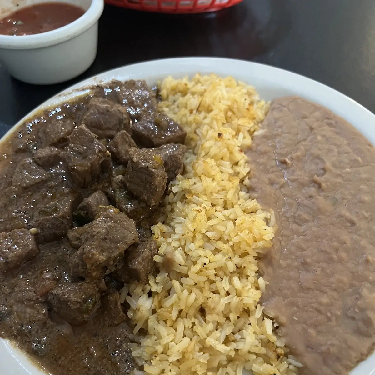 Carne Guisada Plate