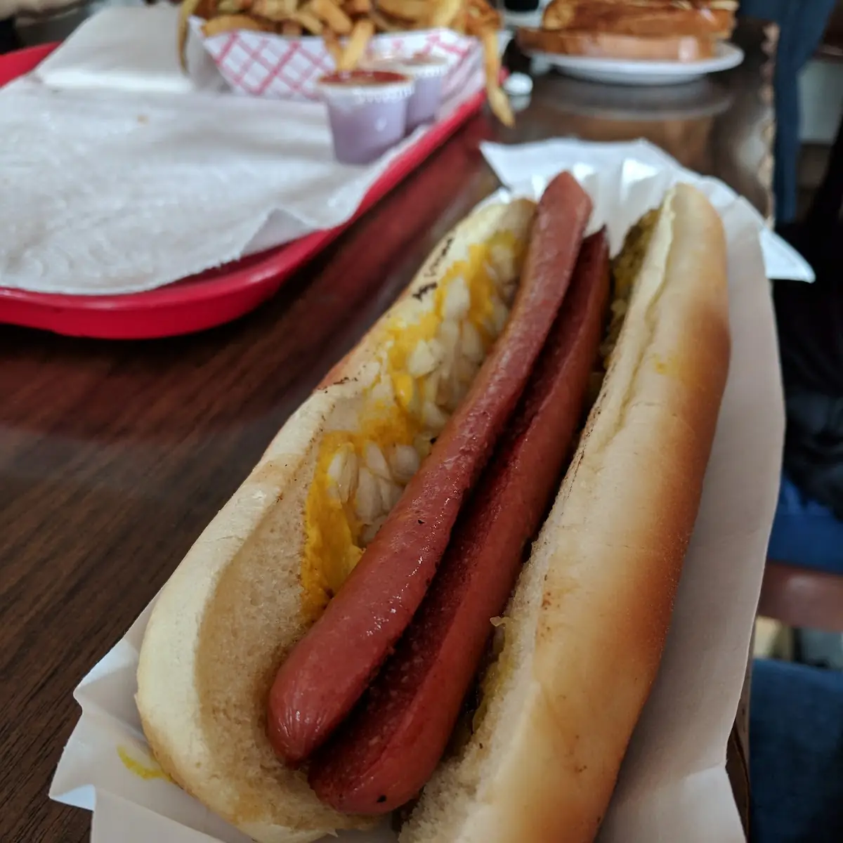 Foot Long Hot Dog