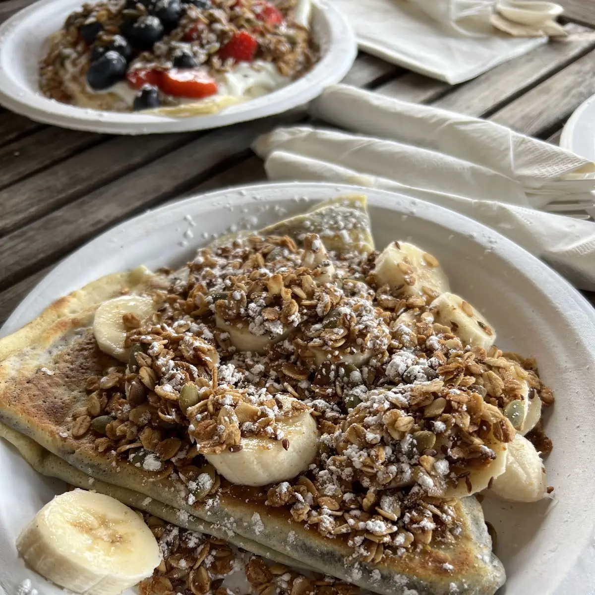 Fruit Parfait Sweet Crepe