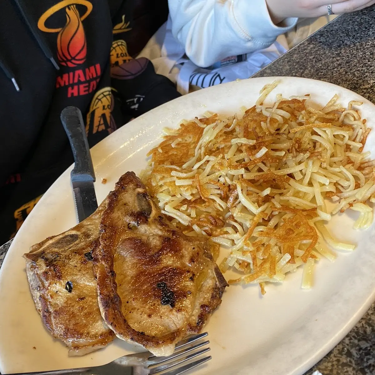 Pork Chop Supper Plate