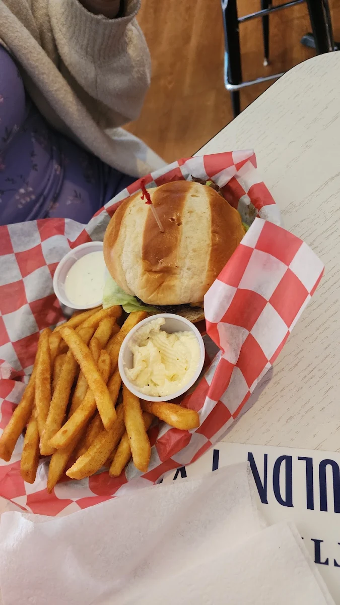 Burger and Fries