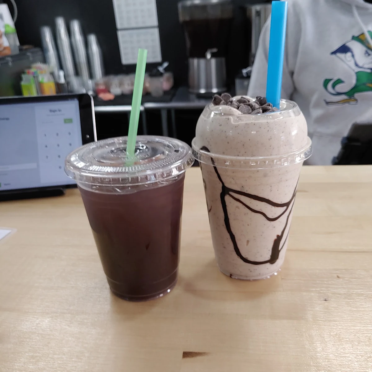 Buckeye Shake and Berry Blast Energy Bomb