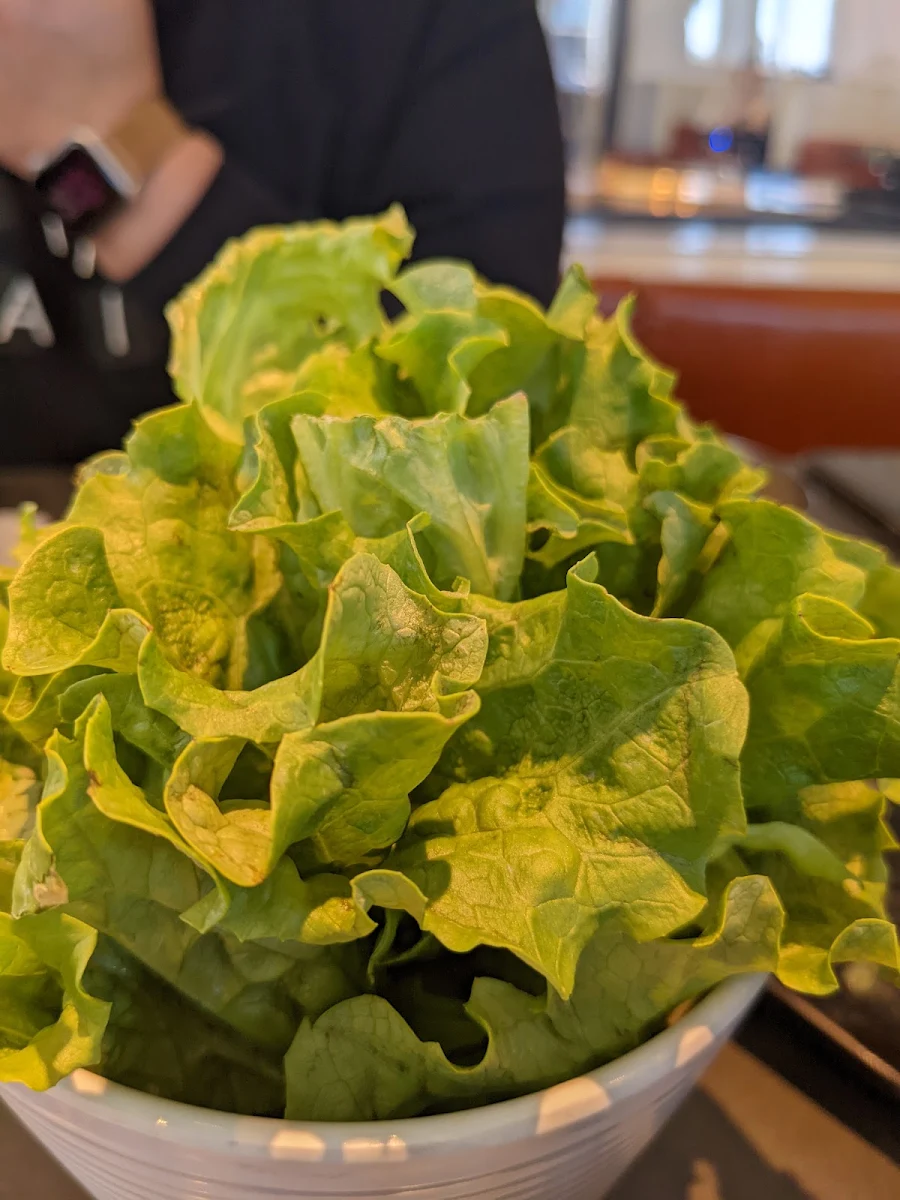 Lettuce, Shinta Japanese BBQ