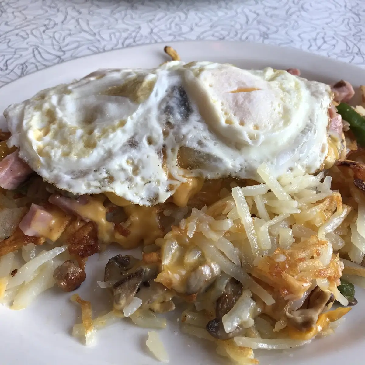 Loaded Hash Browns With