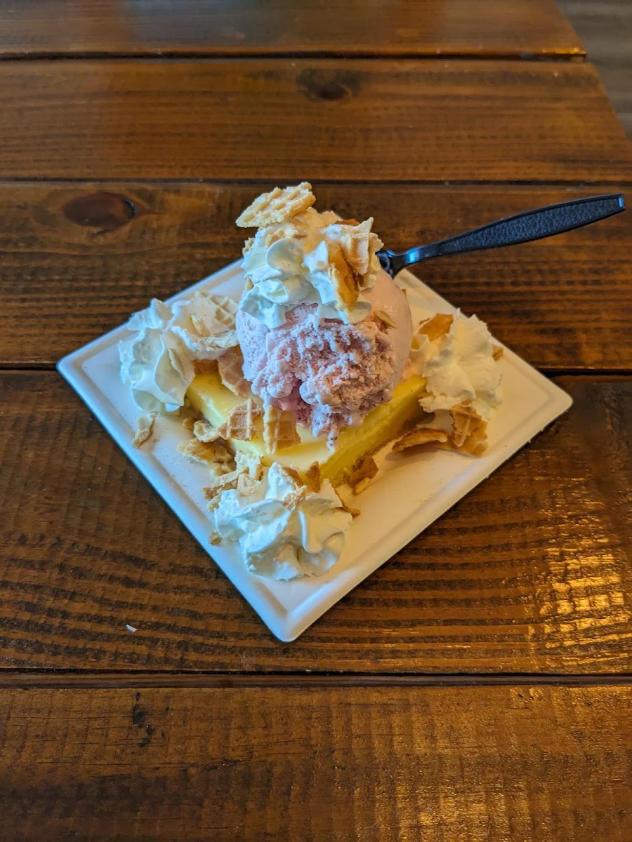 Lemon Bar Sundae