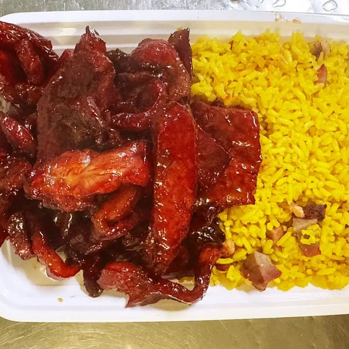 BBQ Spare Ribs Combination Fried Rice