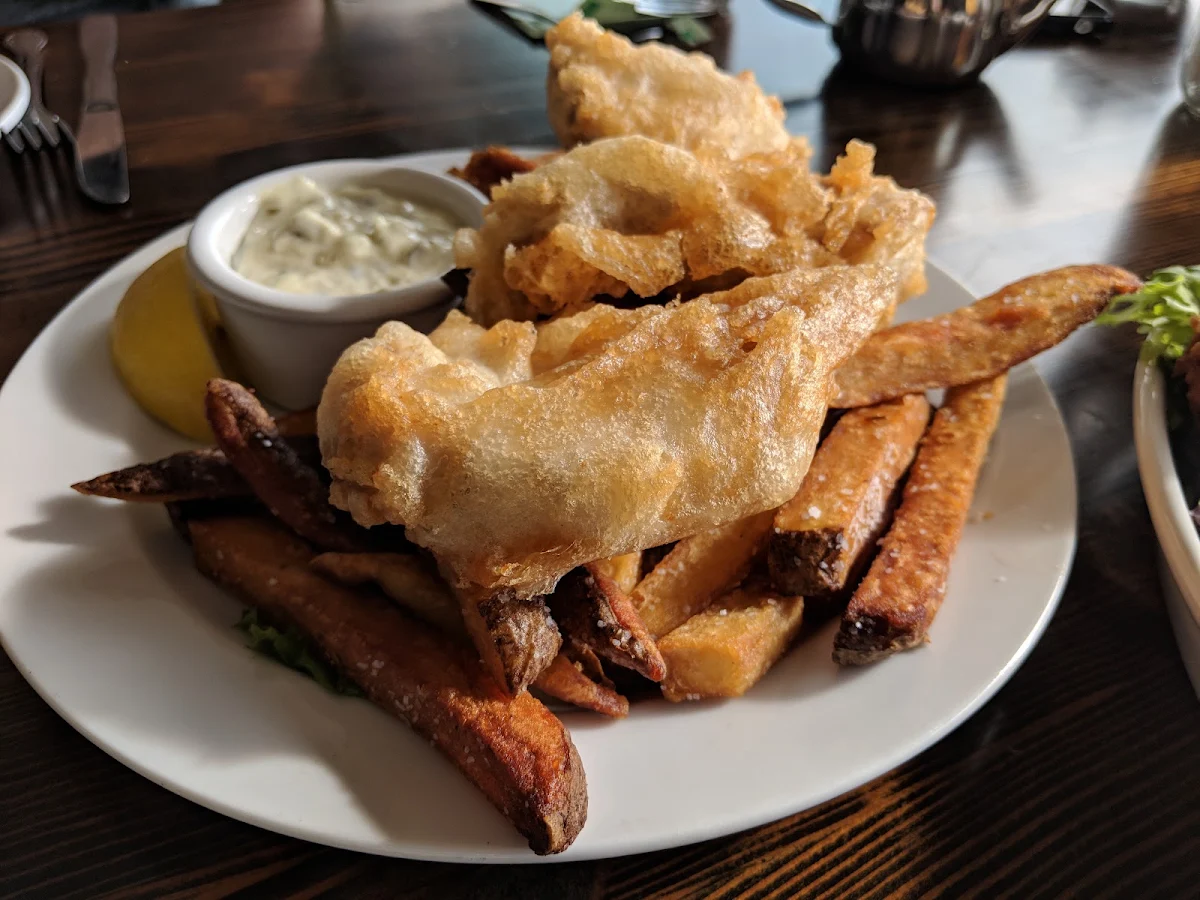 Crispy Battered Fish and Chips