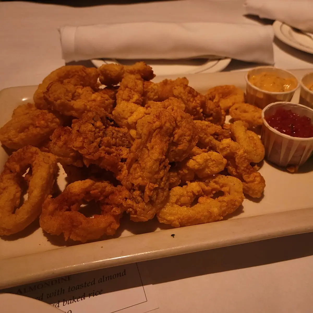 Calamari Fritti Combo