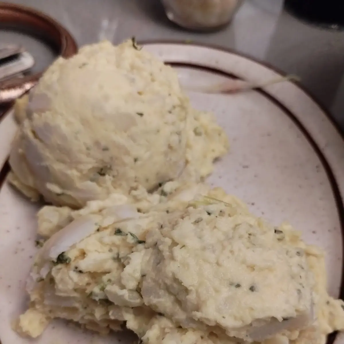 Potato Salad and Pizza