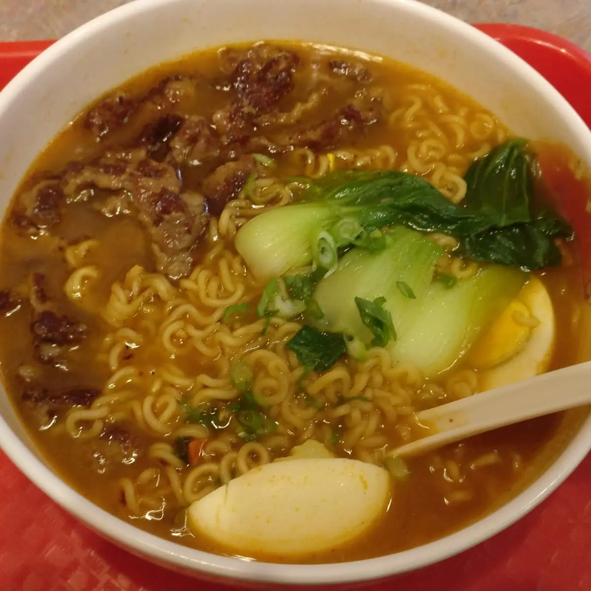 Stew Beef Ramen Noodle Soup