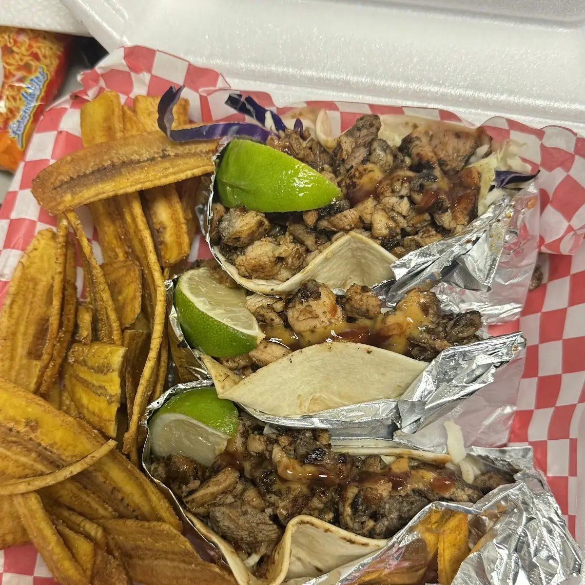 Tacos & Plantain Chips