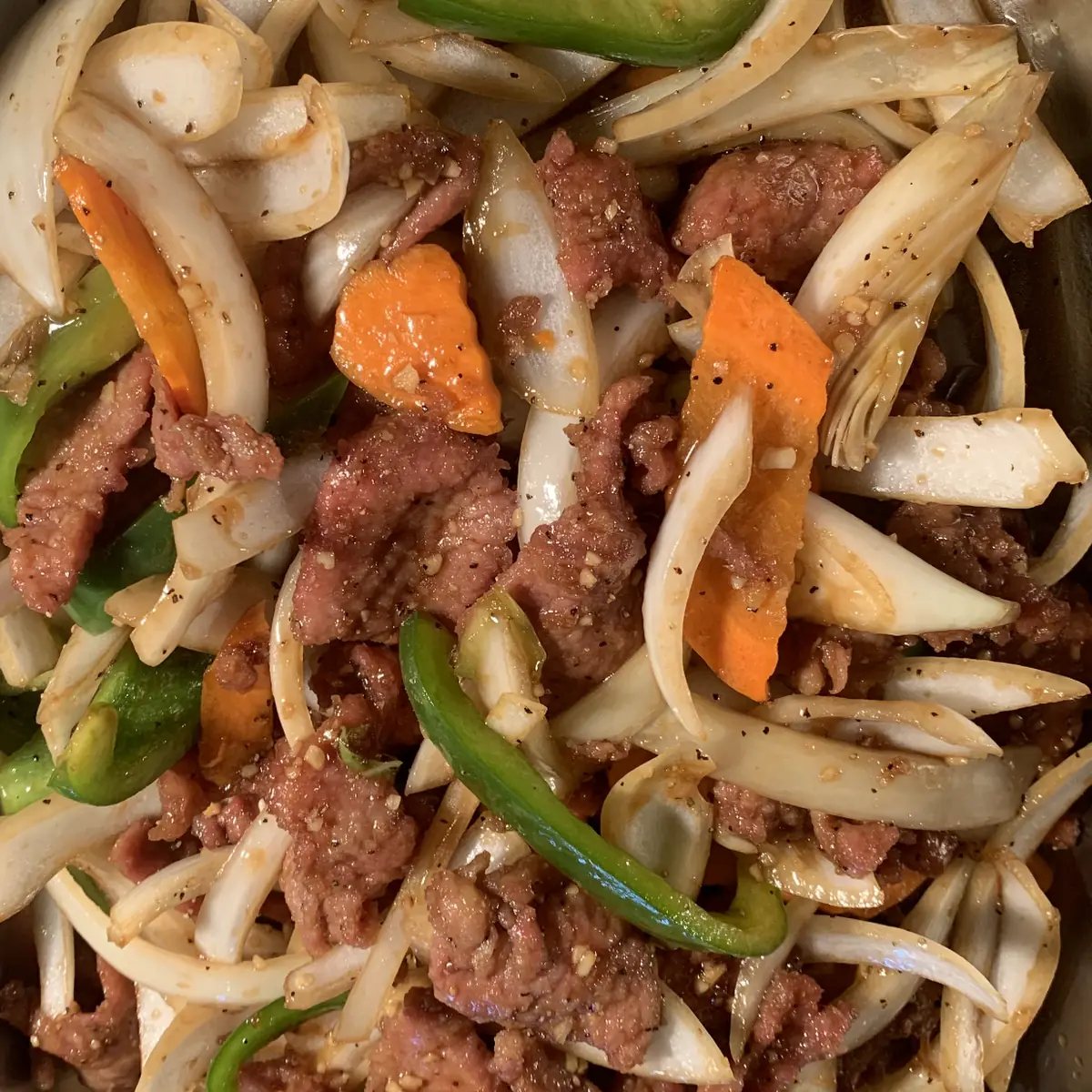 Pepper Steak w Onions
