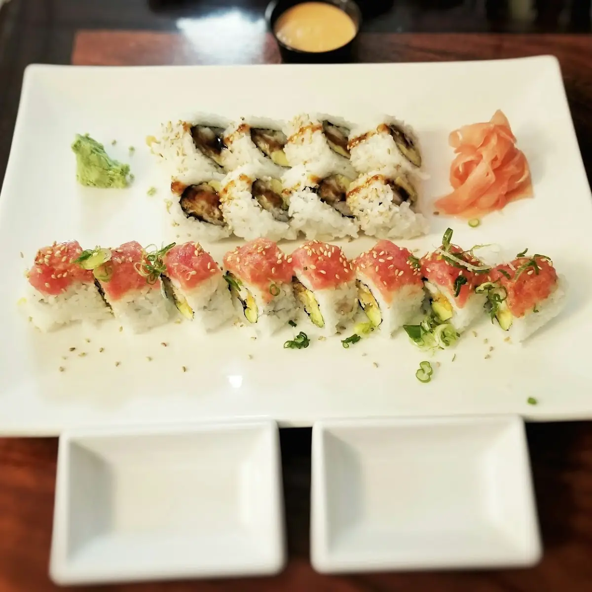Tempur Maki & Red Dragon Roll