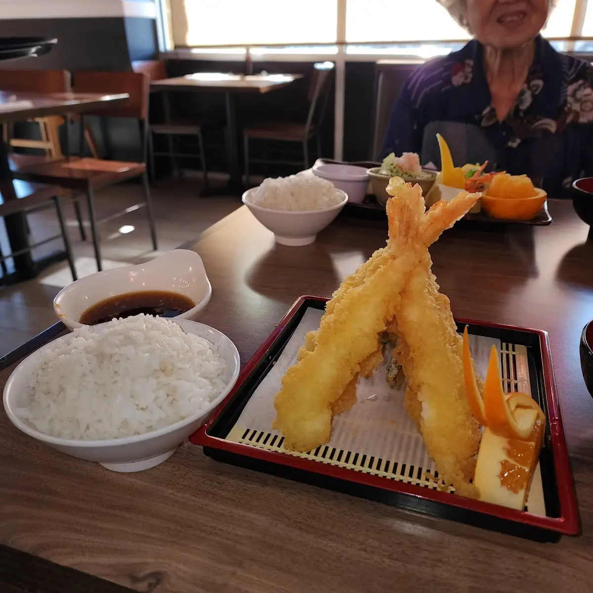 Tempura Vegetable Tempura and Rice