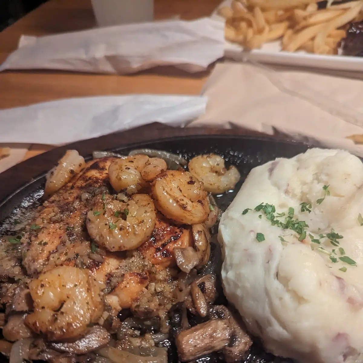 Shrimp 'N Parmesan Sirloin