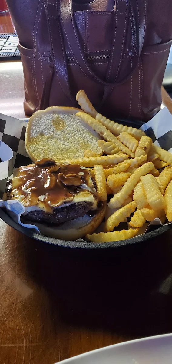 Mushroom Swiss Burger