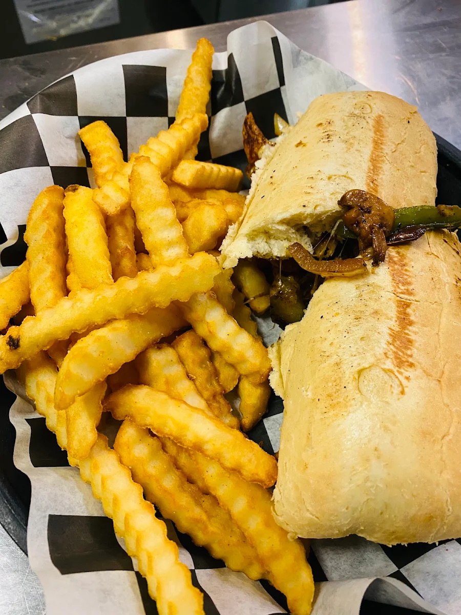 Philly Steak or Chicken Sandwich