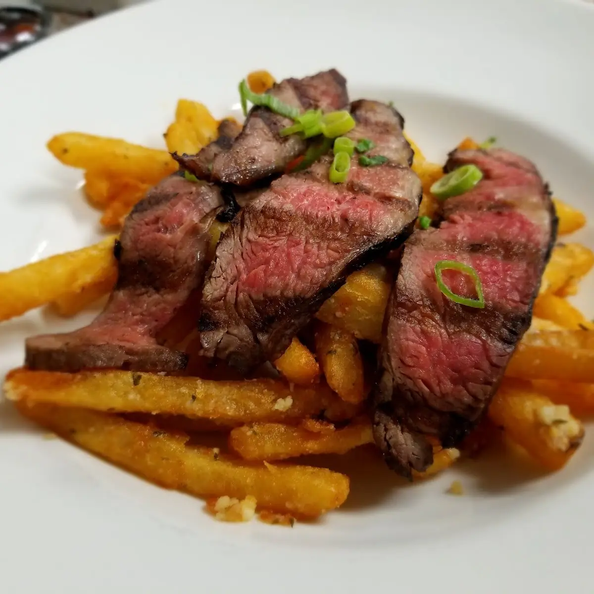 Steak Strips and Parmesan Fries