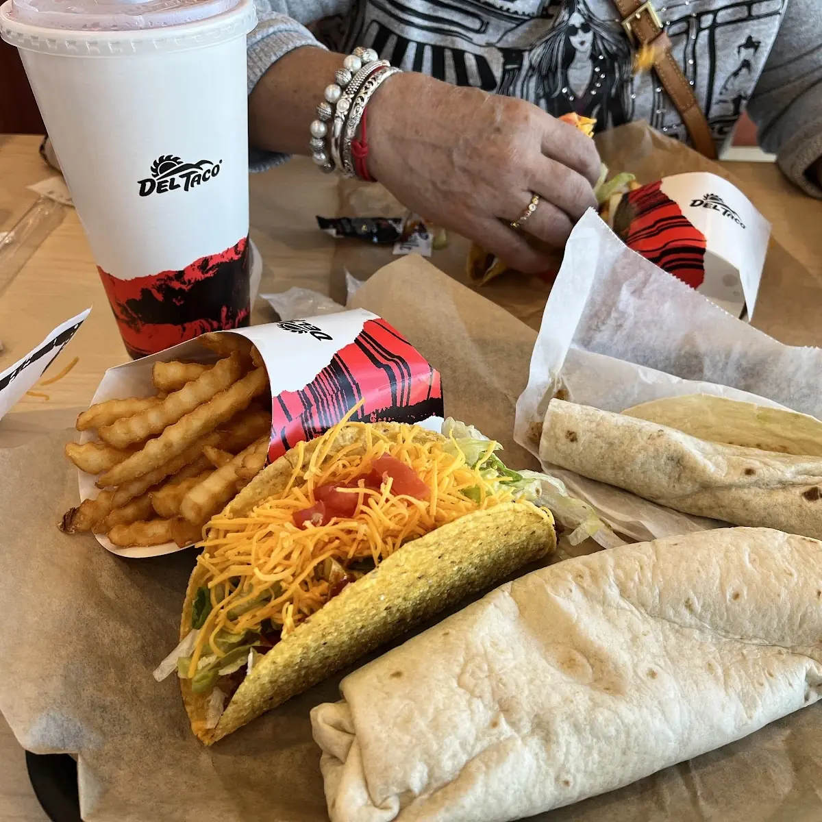 Beef Taco Beef Burrito