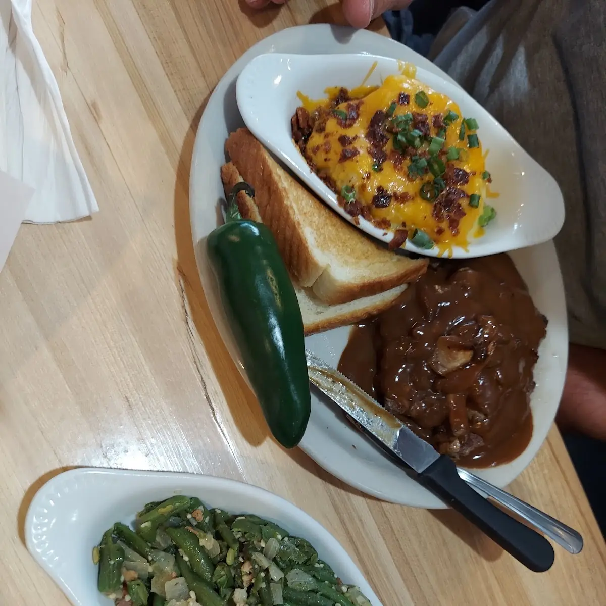 Hamburger Steak Dinner