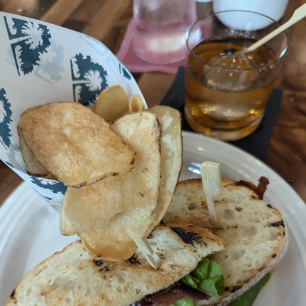 blt Sandwich with Kettle Chips