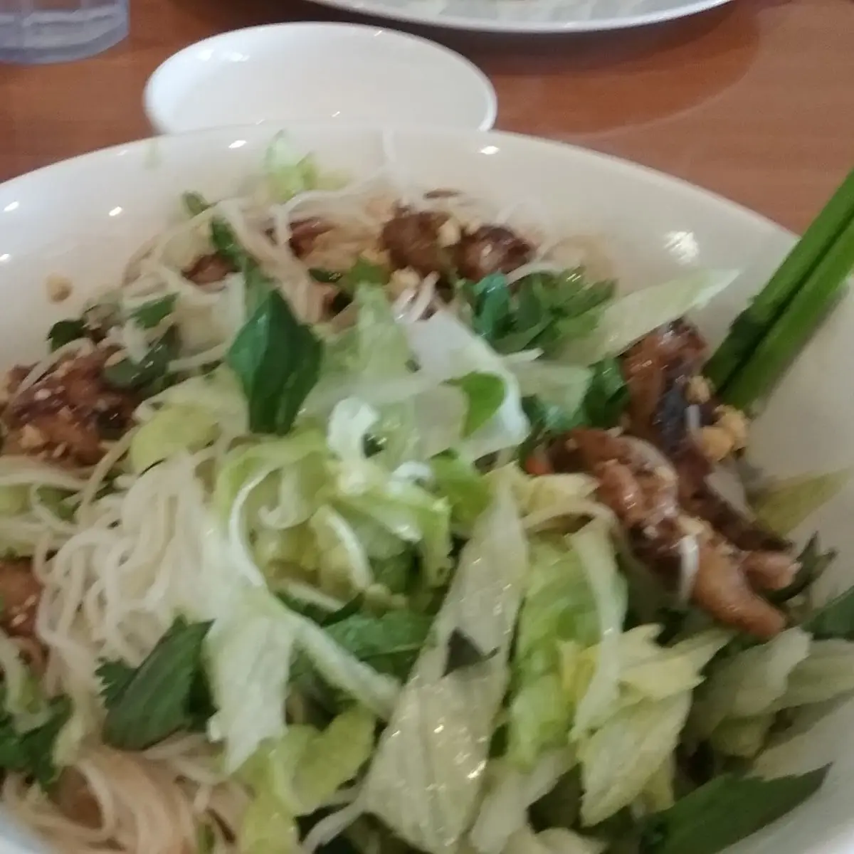 Rice Noodles with Grilled Chicken