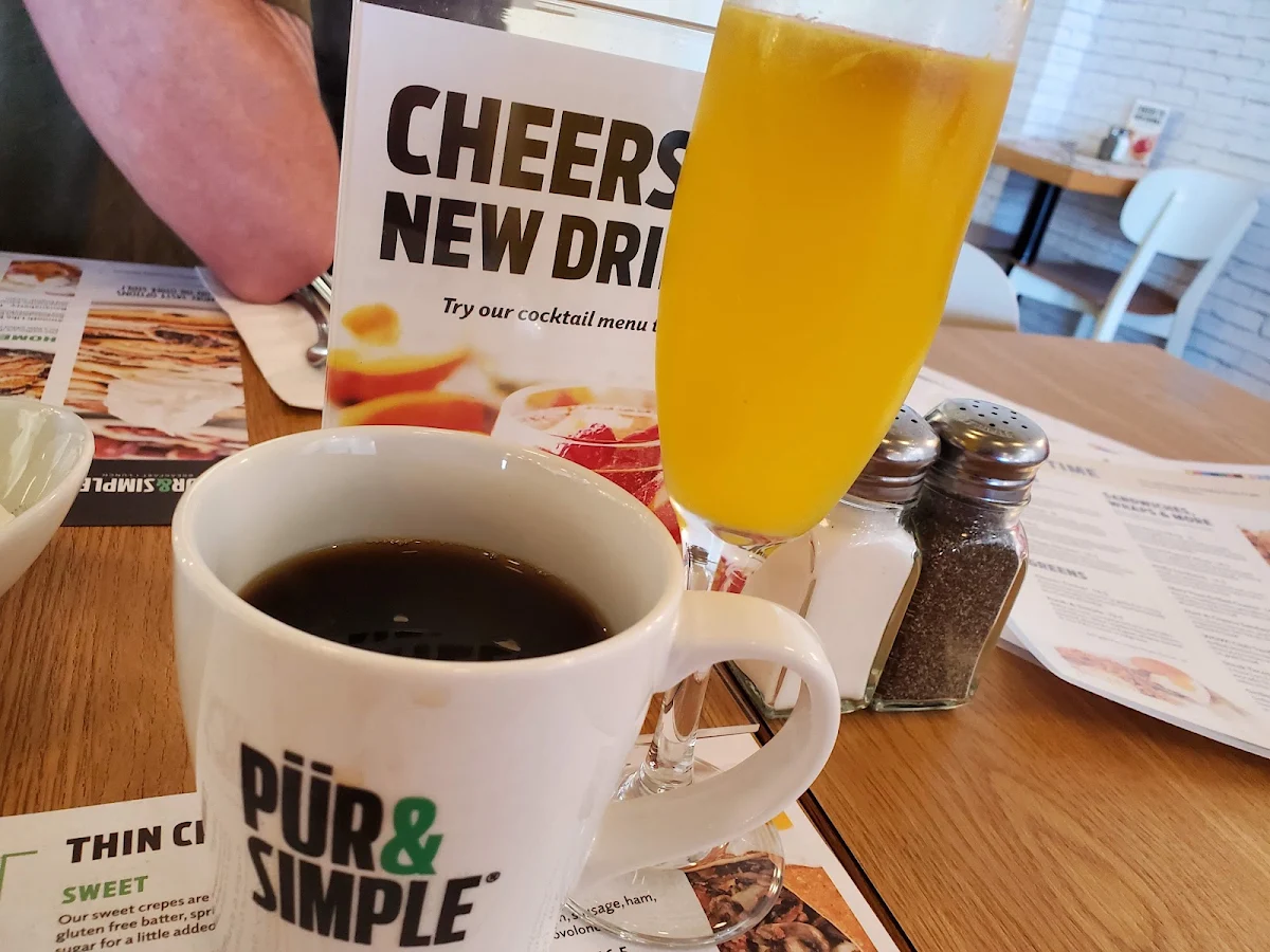 Coffee and Mimosa, Pür & Simple
