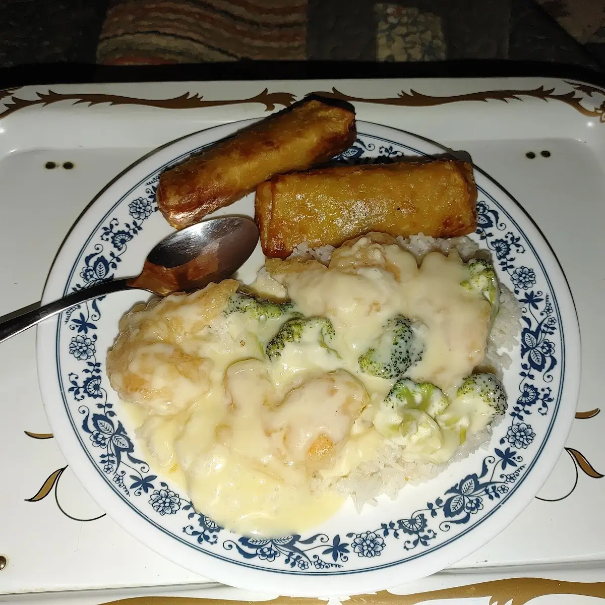 Coconut Shrimp and Shrimp Egg Rolls